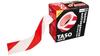 Warning Tape In Dispenser 70Mm*100Mb White-Red - Tape 70*10C