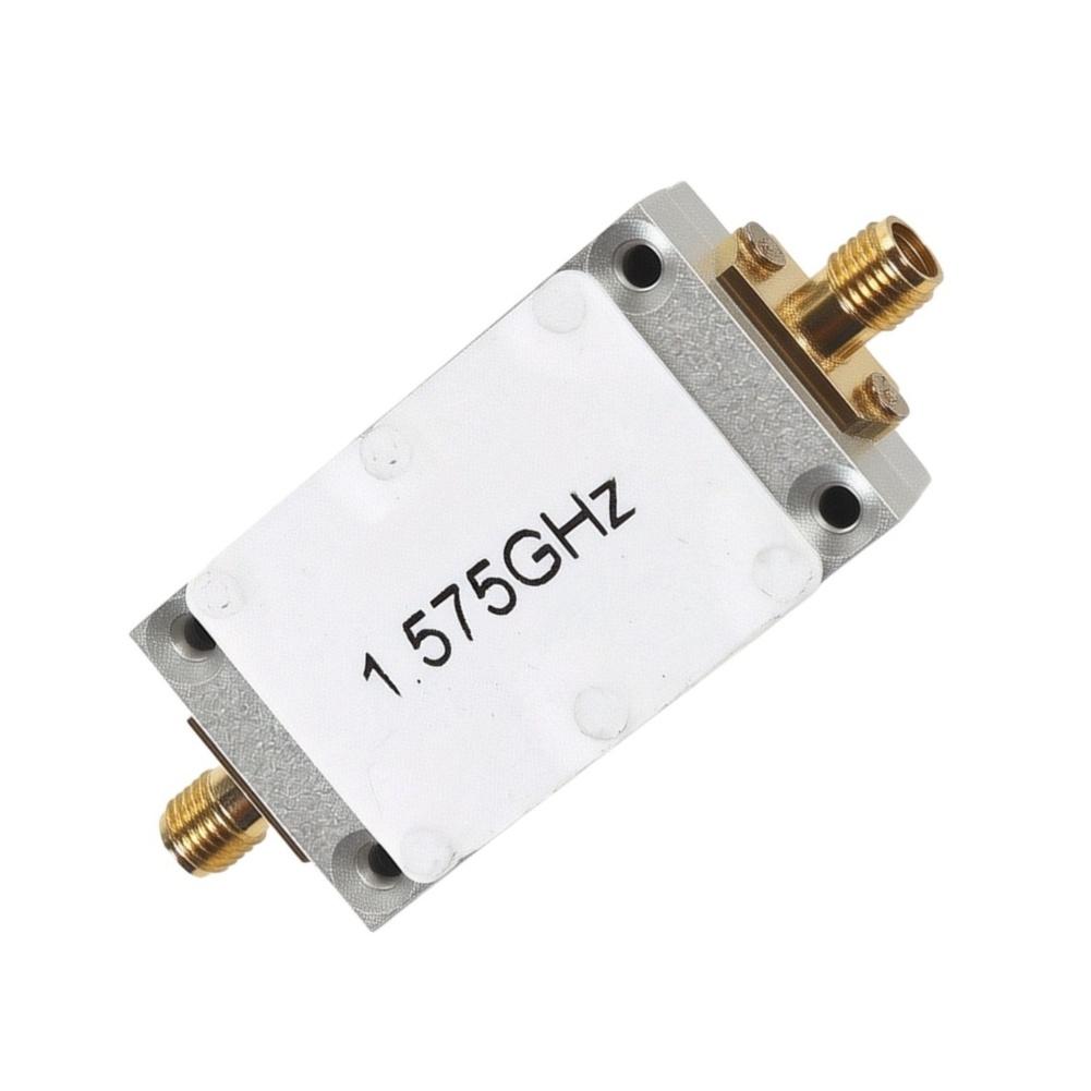 1575M SAW Filter 1.575GHZ Bandpass Oscillograph for Acoustic Wave Filter Aluminium Housing Less Than 0.2W Input Power