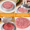 Stainless Steel Hamburger Press Patty Maker with 100 Silicone Oil Paper Adjustable Burger Press Nonstick Burger Patty Maker