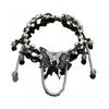 Edgy Leather Butterfly Choker Necklace Women Minimalist Statement Locket Chain Sweet Punk Style Lightweight Adjustable