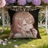 A-Alya Hides Feelings Cushion Cover Home & Car Dual-Scene Pillow Cover: Reversible for Premium Comfort