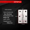 304 Stainless Steel Mini Hinges: 1-4 Inch Options for Cabinets & Wooden Boxes