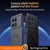 For Xiaomi POCO F8 Ultra F8 Pro 5G Case Magnetic For MagSafe Luxury Silicone PU Leather Back Cover Shockproof Bumper