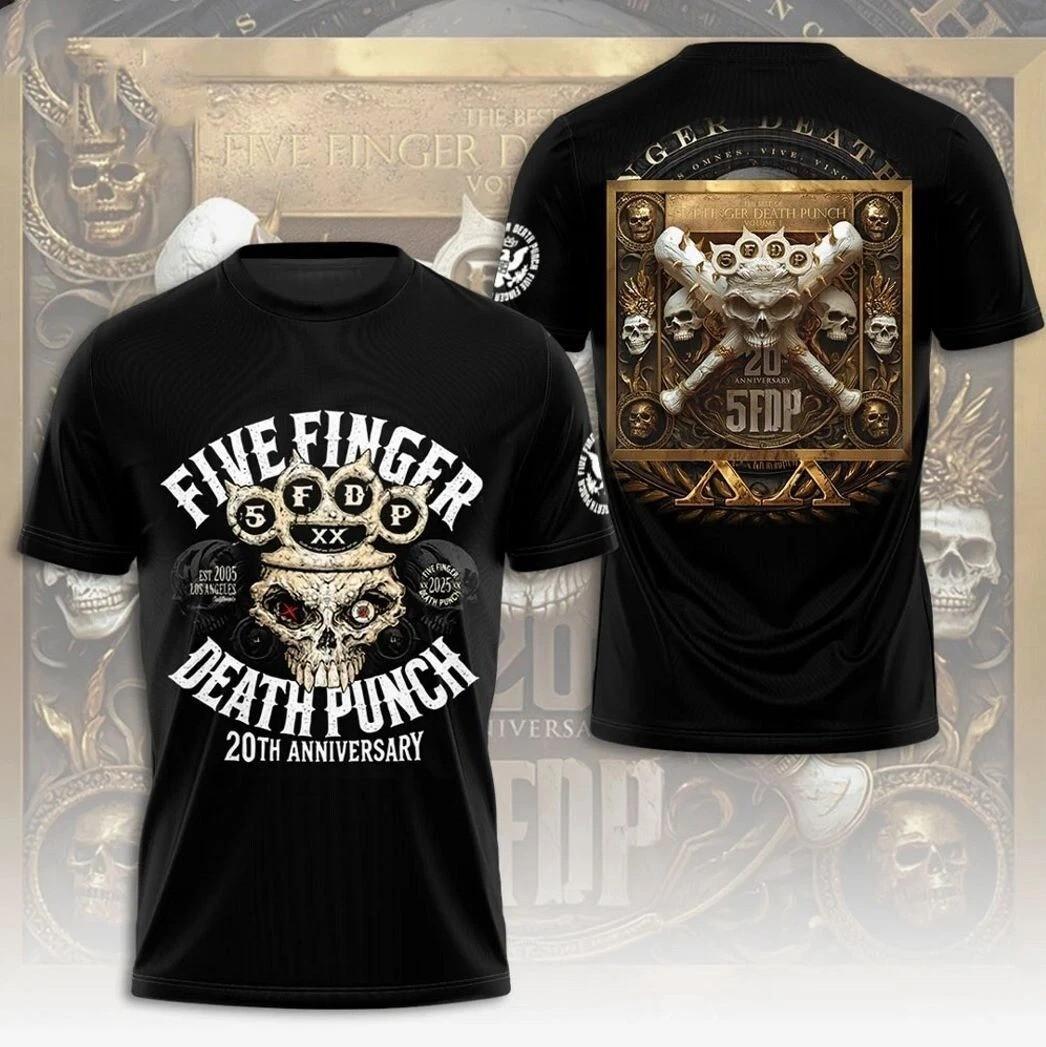 Five Finger Death Punch 20th Anniversary 3D T-Shirt PP3D056 M