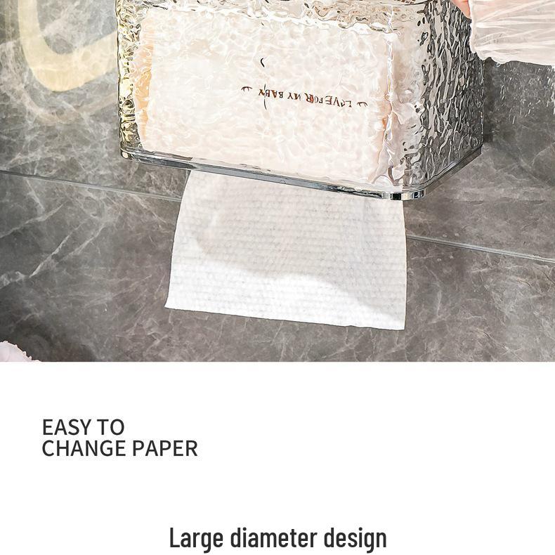 Vodotěsný nástěnný držák toaletního papíru bez vrtání