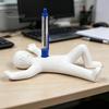 Decorative Pen Holder for Teachers Humorous Human Shape Holder, 3D Printed Fun Pencil Funny Villain Display Creative Stress Relief Desktop Decoration