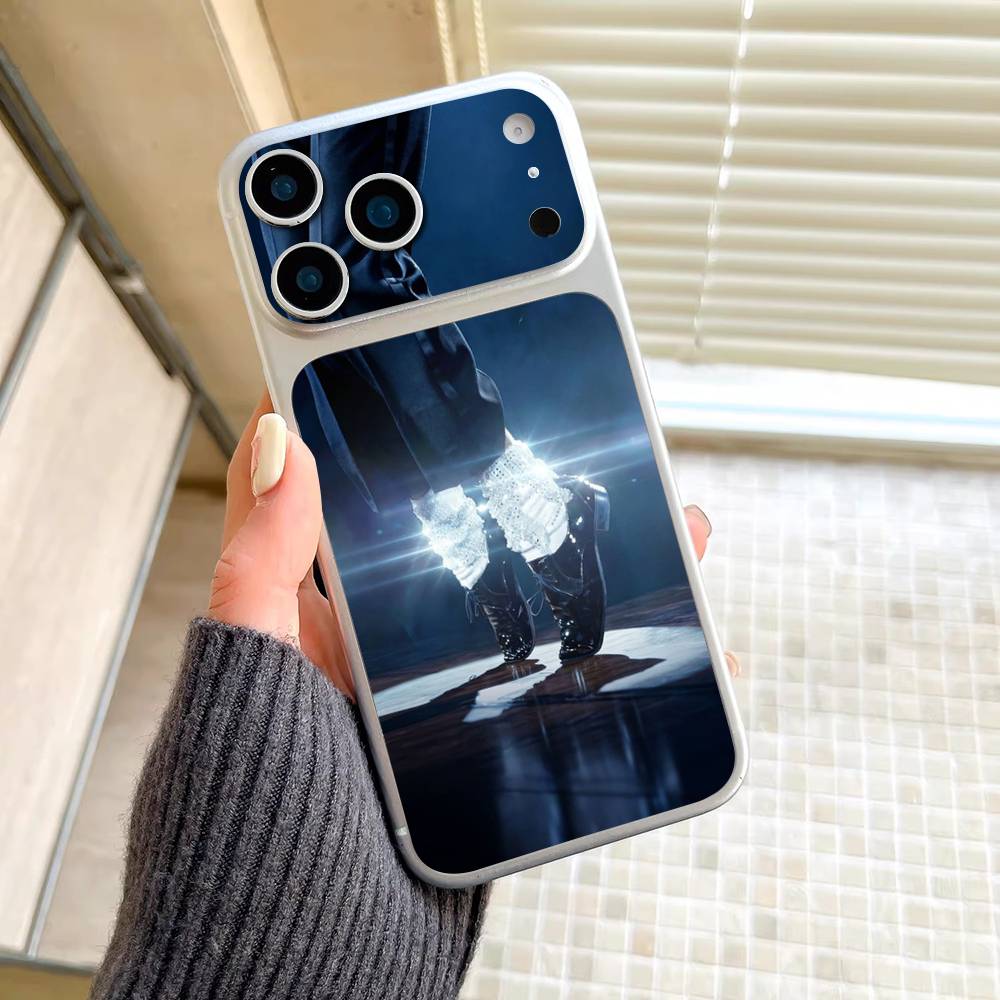Pop Singer Michael Jackson Back Cover Decal Protective For Iphone 17 Pro Max Skin Sticker Back Protective Decorative Sticker
