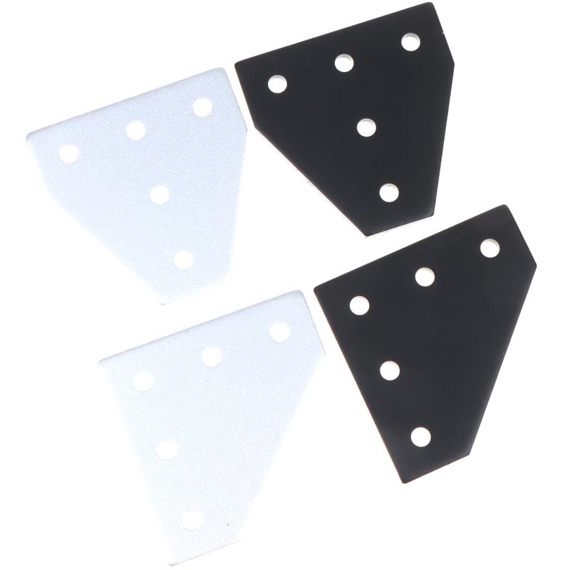1Pcs T/L Type 5 Hole Joint Board Plate Corner Angle Bracket Connection Joint Strip For 2020 3030 4040 Aluminum Profile