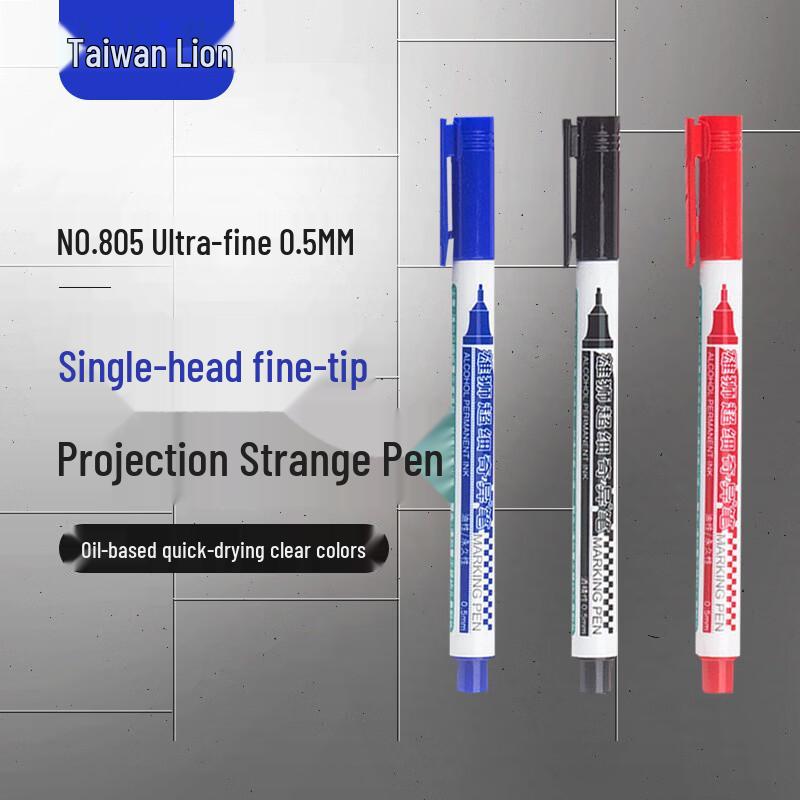 Deli 805 Fine-Tip Oil-Based Marker Pens