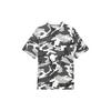 Embroidered Camo Print Short Sleeve T-Shirt Men Tops Light-Grey DN1261-133