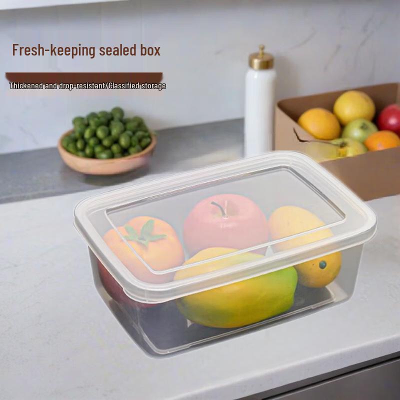 STRVELFRT Plastic Rectangular Food Storage Containers
