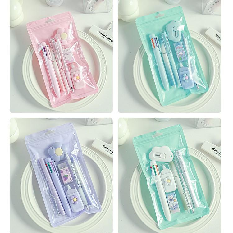 Büyüleyici 6 Parçalı Estetik Kırtasiye Seti: Mükemmel Öğrenci & Mezuniyet Hediyesi