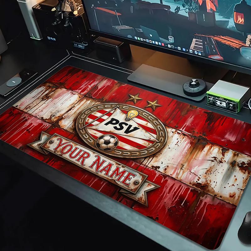 PSV Eindhoven Print  Cushion Non-slip Laptop Tablet Big Mousepad XXL Mat Mini PC Playmat With Lock edge