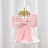1PC Big Foam Bow Cake Topper for Girls Fashion Birthday Wedding Party Decoration Prince Valentine's Day Supplies