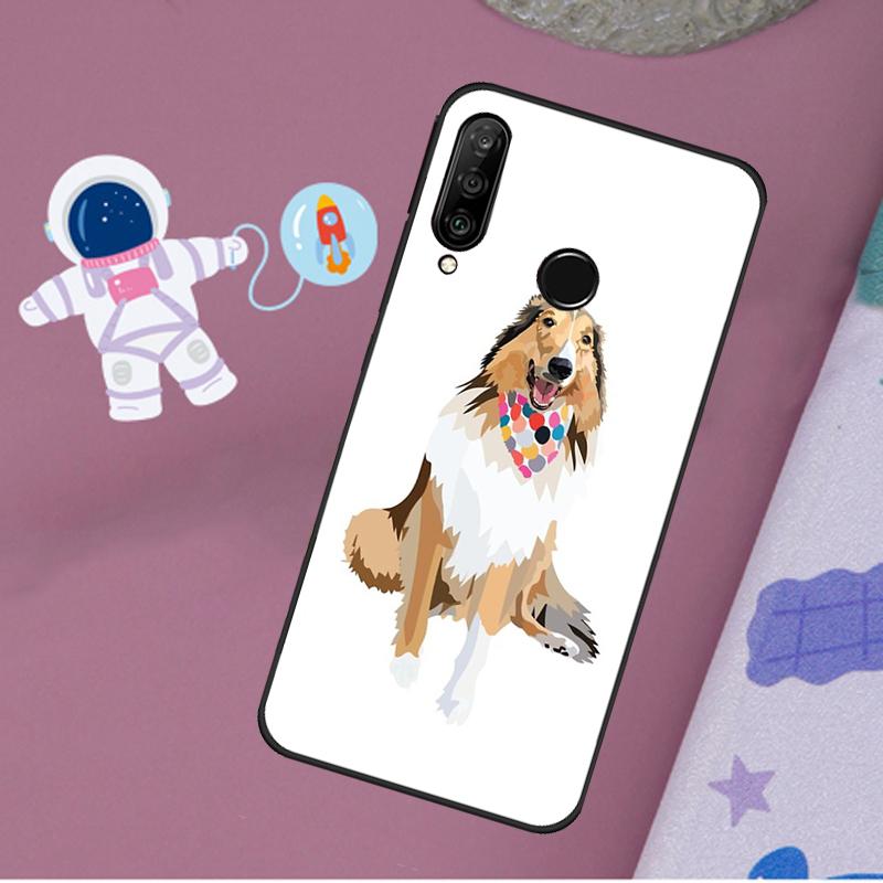 

Cartoon Border Collie For Huawei Nova 12s 12i 11i 8i Y73 Y72 Y61 Y91 Y90 Y70 Y60 9 10 SE P30 P40 Lite P60 Pro Case Huawei Nova Y90