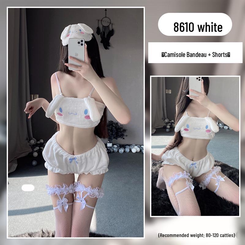 Illusionary Autumn/Winter Cartoon Lingerie Set: Cinnamoroll, My Melody & Kuromi Bra and Panty Collection