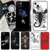 Scorpion Case For iPhone 12 11 13 14 15 16 Pro Max Mini Cover For iPhone XR X XS Max Plus Phone Case
