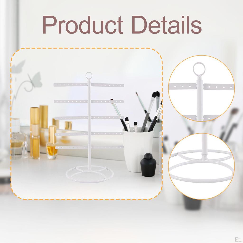 Earring Holder Display Stand Removable 5 Tiers Jewelry Organizer for