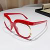 Large Frame Trendy Round Frame Glasses Frame Rainbow Glasses Frame Can Be Matched With Myopia