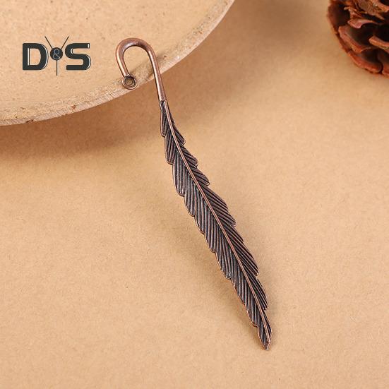 2 Stücke Feder Lesezeichen Metall Lesezeichen Seite Lesen DIY Geschenke Schreibwaren für Home Study Schule Büro