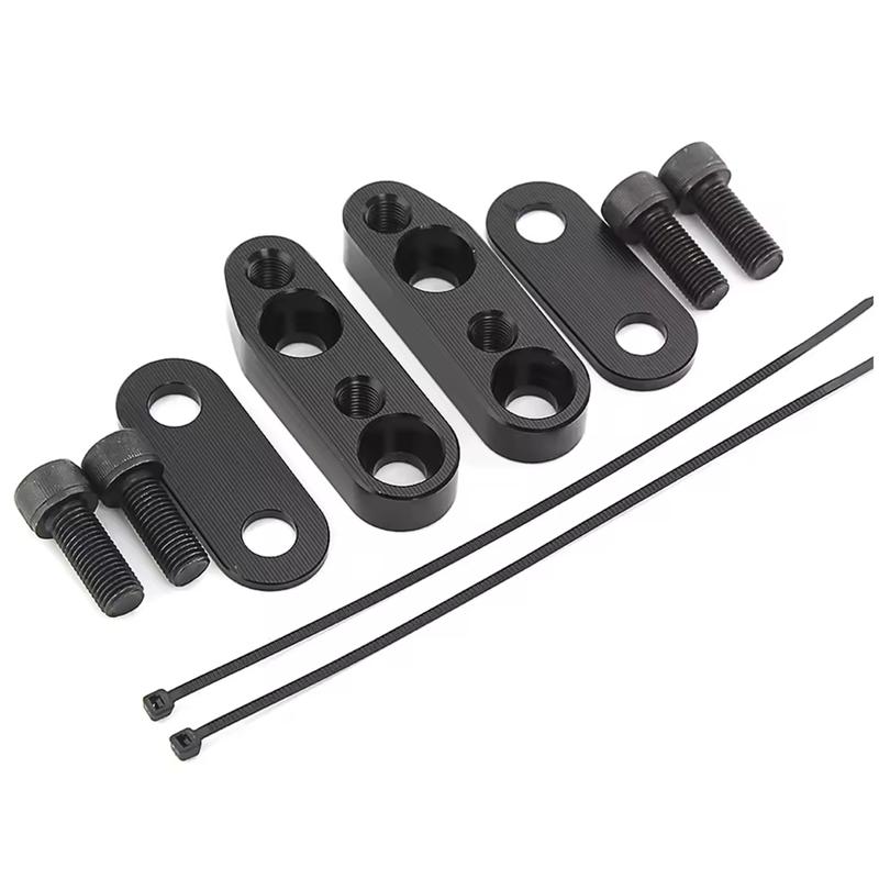 A28G-Chrome Handle Bar Clamp Adapter Mount Handlebar Riser For Honda Goldwing GL1800 Gold Wing F6B 2001-2017 Motorcycle Parts