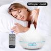 Diffuser For Home 550ml Wood Grain Essential Oil Diffuser  Ultrasonic Aromatherapy Humidifier with Remote 6 Essential Oils Auto
