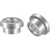 3/4 NPT Female Threaded Stepped Weld on Bung Fitting Aluminum 2PCS