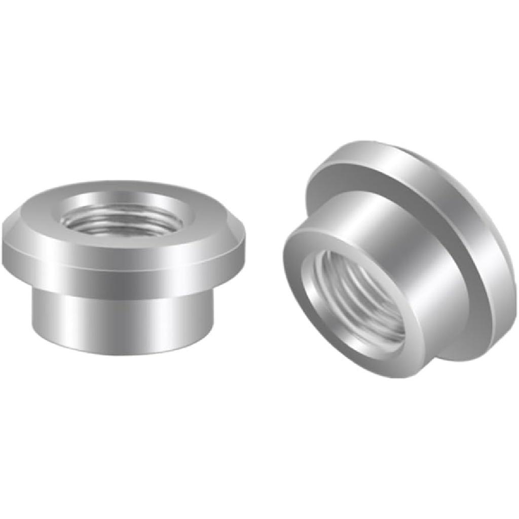 3/4 NPT Female Threaded Stepped Weld on Bung Fitting Aluminum 2PCS
