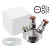 Mini Keg Dispenser Double Ball Lock Spear Stainless Steel Beer Growler Spear With 30cm Silicone Hose For 2/3.6/4/5/10L Mini Keg 7
