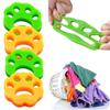 4Pcs Waschmaschine Tierhaarentferner Pfotenform Haar Kleben Werkzeug Tierhaarentfernung Assistent Skala Reduzierer