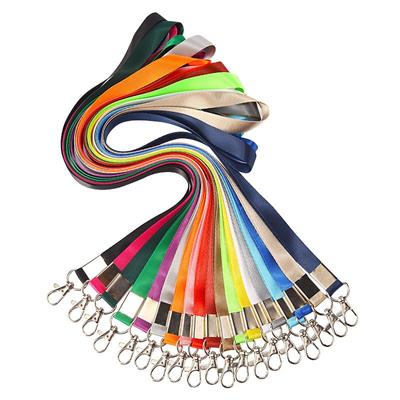 Porte-clés en Nylon, 1 pièce, lanière pour Badges nominatifs de bureau, sangle pour personnel, enseignants, infirmières, carte de travail, lanière pour carte de passage