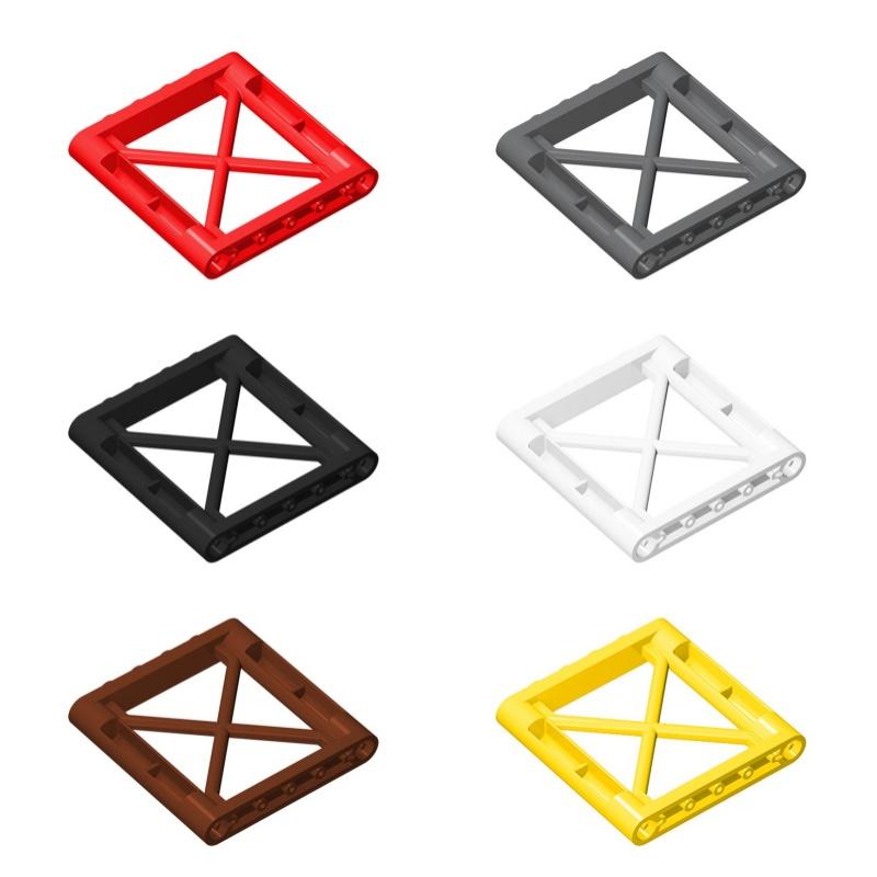 50g/10PCS 64448 6x6 Dots Wall Column Wallboard Block Moc Color Compatible with Brick DIY Children's Toy Assembly