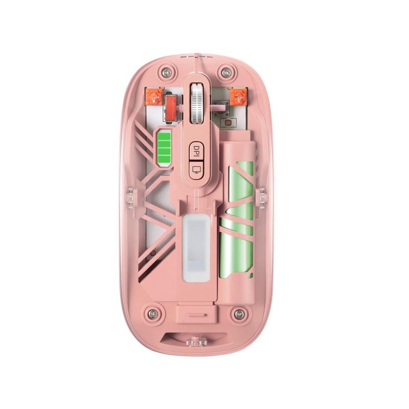OLOEY Wireless Bluetooth Dual-Mode Transparent Mouse