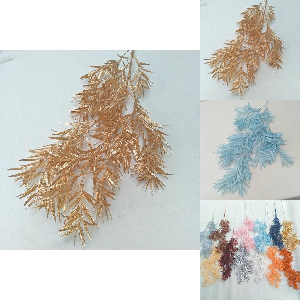 Wedding Decoration Plastic Simulation Bamboo Leaves For Photography Props