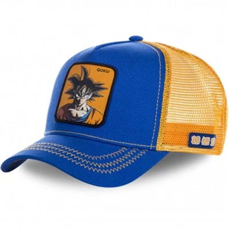 Dragon Ball Goku Embroidered Baseball Cap With Sun Protection For Casual Wear