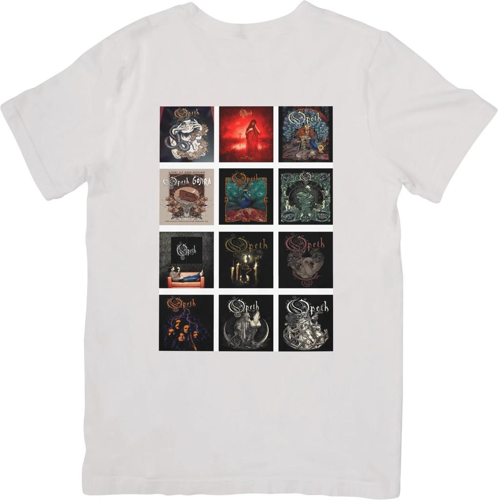 Opeth Collection Music Unisex Fit for Men & Women Quality Cotton T-Shirt White.