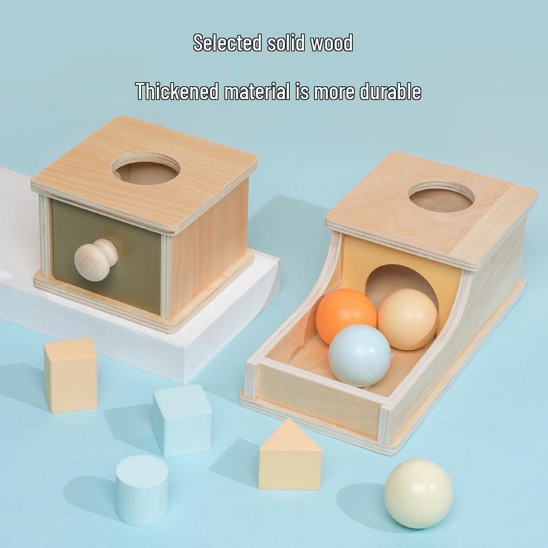 Montessori Wooden Coin Box: Children's Educational Toy for Early Intelligence Development