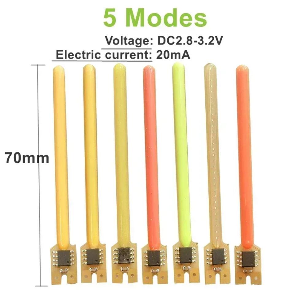 70 59MM DC3V Meteor Shower Filament Flowing Water Lamp Bring A Box LED COB Filament Diodes Parts Incandescent Light Accessories