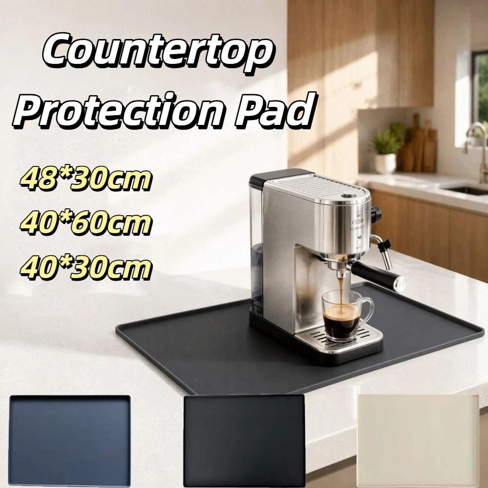 Non Slip Silicone Coffee Mat Heat Resistant Dish Drying Mat Accessories Bar Mat Coffee Station