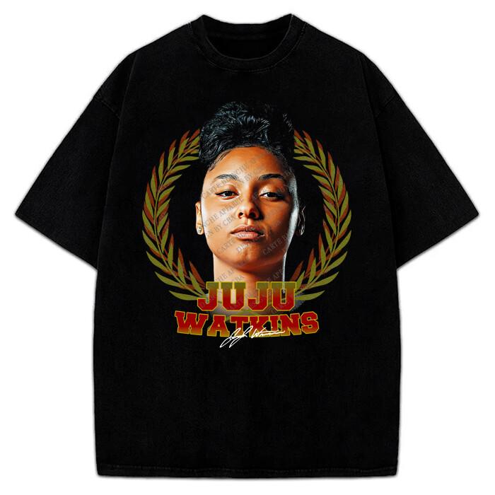 JuJu Watkins T-Shirt Women Basketball JuJu Custom Fan Art Graphic Tee XXXXL