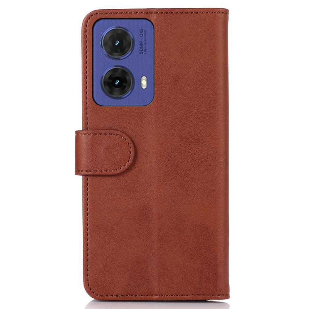 For Motorola Moto G85 5G/S50 Neo 5G Case Cowhide Texture Leather Stand Wallet Phone Shell