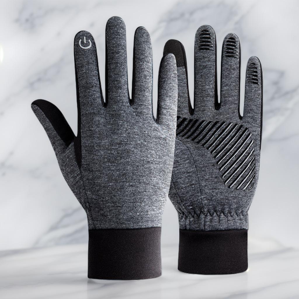Fleece Outdoor Heating Electric Bike Cycling Touch Screen Hiking Mountaineering Anti Slip Gloves In Autumn and Winter