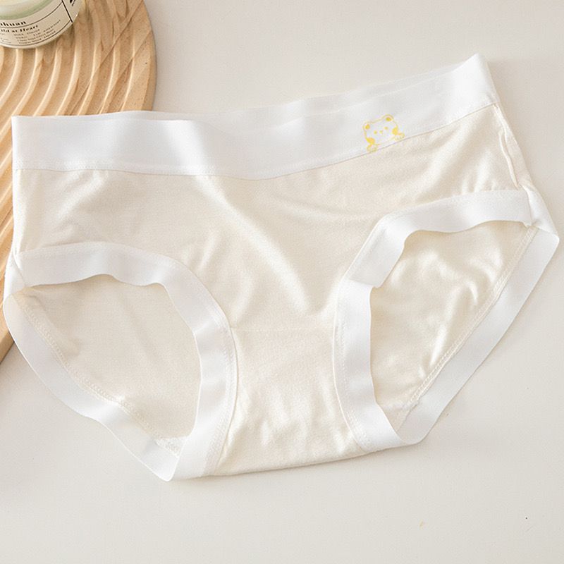 

Хлопковое нижнее белье для девочек, студенческие трусы, трусы для женщин, трусы L бежевый