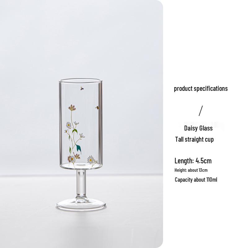 

Элегантный прозрачный термостойкий бокал из боросиликатного стекла на высокой ножке для дегустации вина и чая