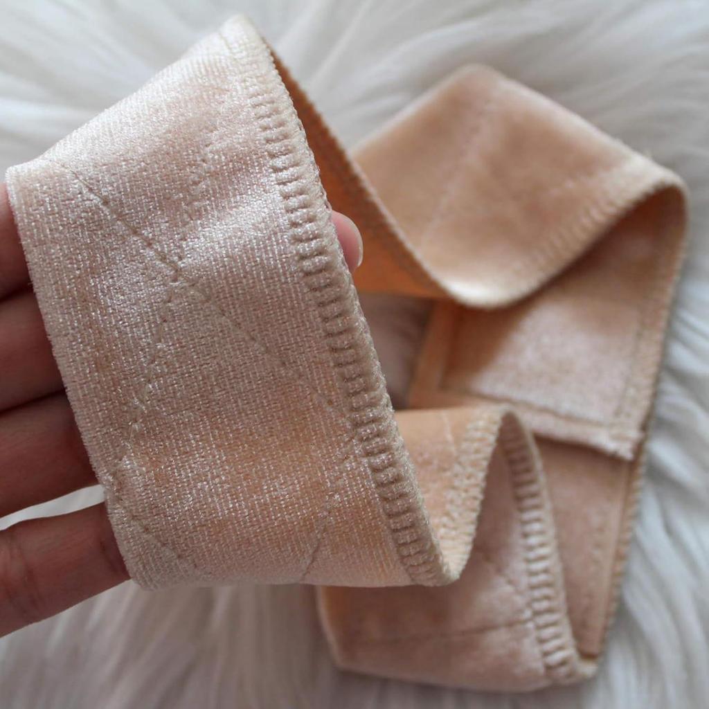 Adjustable Velvet Wig-Fixing Headband with Velcro Closure - In Stock