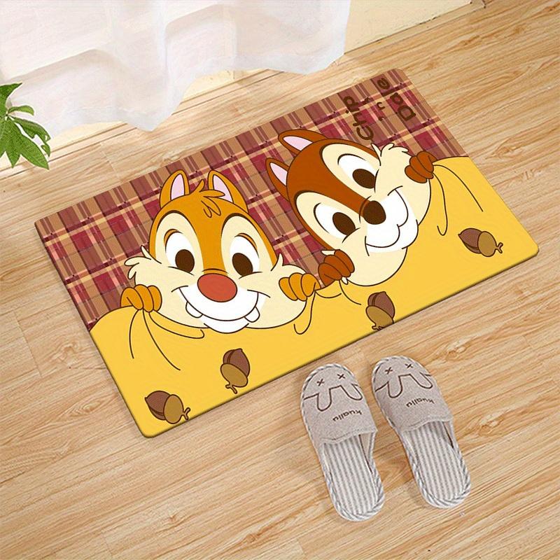 

1pc Chip and Dale Pattern Area Rug Soft Flannel Floor Mat for Living Room,Office,Bedroom and Carpet 60cm by 90cm