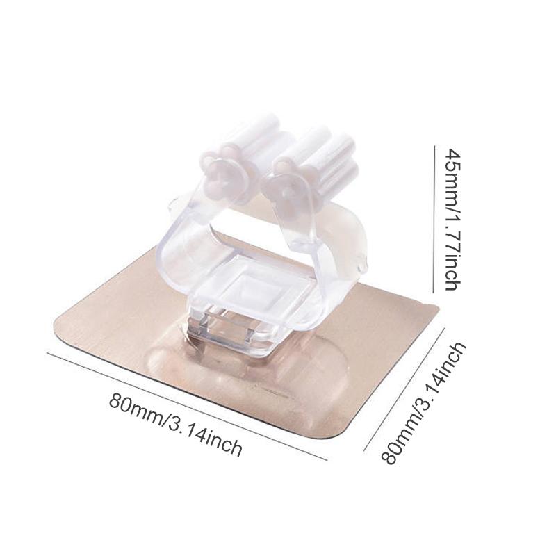 2/4pcs Wall Mounted Mop Organizer Holder Rack Brush Broom Hanger Hooks Housekeeper On Wall for Bathroom Kitchen Storage Hook