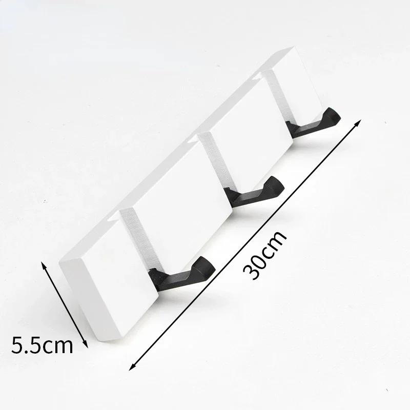 Faltbare Bambus Wandmontierte Kleiderhaken Türhänger Haushalt Mantel Handtuchhaken Regal Badezimmer Hängeregal 3 4 5 Haken