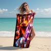 Halloween horror thriller theme Stranger Things soft beach towel outdoor camping vacation swinging beach scarf decorative blanket B17