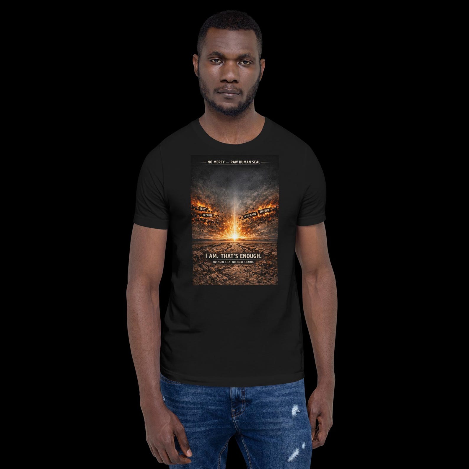 Unisex t-shirt - NO MERCY 3XL